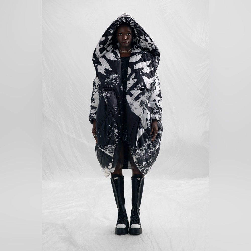 Vdr black and white bomber jacket available in one size STD